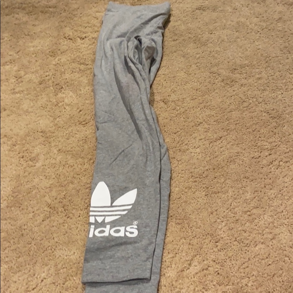 Grey adidas leggings